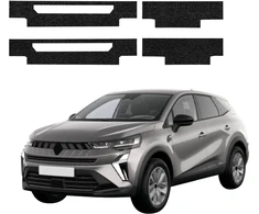 GrizzGlass Juoda techninė danga HeavyDuty Juodas slenksčiams, skirtiems Renault Symbioz (2024-2026) [4w1] (GRZ20407)