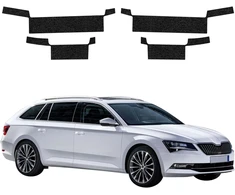 GrizzGlass Juoda techninė danga HeavyDuty Juodas slenksčiams, skirtiems Skoda Superb 3 Combi (2016-2019) [4w1] (GRZ20520)