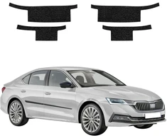 GrizzGlass Juoda techninė danga HeavyDuty Juodas ant slenksčių, skirta Skoda Octavia 4 Hatchback (2019-2024) [4w1] (GRZ20509)