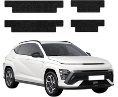 GrizzGlass Juoda techninė danga HeavyDuty Juodas ant slenksčių, skirta Hyundai Kona N-Line (2023-2026) [4w1] (GRZ20489)
