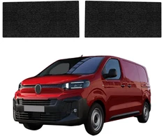 GrizzGlass Juoda techninė danga HeavyDuty Juodas priekinėms slenkstinėms dalims be įdubimo skirti Citroen Jumpy (2024-2026) [2w1] (GRZ22184)