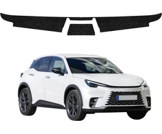 GrizzGlass Juoda techninė danga HeavyDuty Juodas bagažinės slenksčiui, skirtam Lexus LBX (2023-2026) [2w1] (GRZ20335)
