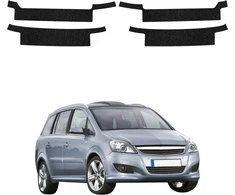 GrizzGlass juoda techninė danga HeavyDuty Juodas bagažinės slenksčiui, skirta Opel Zafira B Kombi 5D (2010-2014) (GRZ20293)