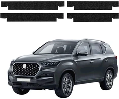 GrizzGlass Juoda techninė danga HeavyDuty Juodas slenksčiams, skirtiems SsangYong Rexton (2023-2026) [4w1] (GRZ20610)
