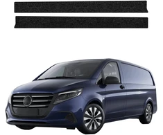 GrizzGlass Juoda techninė danga HeavyDuty Juodas priekinėms slenksčio juostoms Mercedes-Benz Vito (2014-2026) [2w1] (GRZ22212)