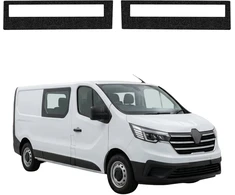 GrizzGlass juoda techninė danga HeavyDuty Juodas slenkstiams, skirtiems Renault Traffic 3 Facelift (2020-2026) [2w1] (GRZ22721)