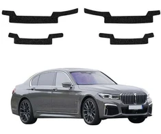 GrizzGlass Juoda techninė danga HeavyDuty Juodas BMW 7 G12 (2015-2022) slenksčiams [4w1] (GRZ20128)