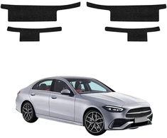 GrizzGlass Juoda techninė danga HeavyDuty Juodas slenksčiams, skirti Mercedes C klasė (2021-2026) [4w1] (GRZ20391)