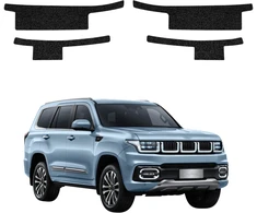 GrizzGlass Juoda techninė danga HeavyDuty Juodas slenksčiams, skirtiems BAIC BJ60 (2026) [4w1] (GRZ22625)