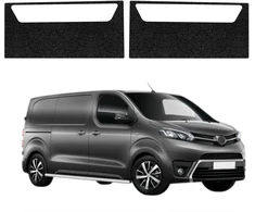 GrizzGlass juoda techninė danga HeavyDuty Juodas priekiniams slenksčiams, skirti Toyota Proace (2024-2026) [2w1] (GRZ22263)