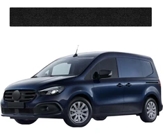 GrizzGlass Juoda techninė danga HeavyDuty Juodas kairiajai krovininio skyriaus durų slenksčiai, skirta Mercedes-Benz eCitan (2021-2026) (GRZ22287)