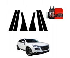 GrizzGlass Juoda plėvelė stulpams BodyShield, skirta Peugeot 4008 (2012-2017) [6w1]