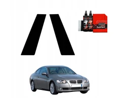 GrizzGlass Juoda plėvelė stulpeliams GrizzGlass BodyShield, skirta BMW 3 E92 Coupe Pre-LCI (2006-2010) [2w1]