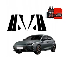 GrizzGlass Juoda plėvelė stulpams BodyShield, skirta Cupra Leon Sportstourer (2024-2025) [8w1]