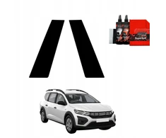GrizzGlass Juoda plėvelė stulpams GrizzGlass BodyShield Dacia Jogger (2022-2025) [2w1]