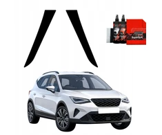 GrizzGlass Juoda plėvelė stulpams BodyShield, skirta Seat Arona (2021-2025) [2w1]