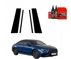 GrizzGlass Juoda plėvelė ant statramsčių BodyShield, skirta Mercedes CLA 200 (2025-2026) [2w1]