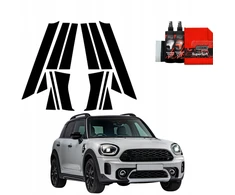 GrizzGlass Juoda plėvelė stulpams GrizzGlass BodyShield, skirta Mini Countryman (2023-2025) [14w1]