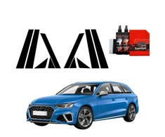 GrizzGlass Juoda plėvelė stulpams GrizzGlass BodyShield skirtas Audi A4 Avant (2019-2024) [10w1]
