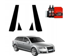 GrizzGlass Juoda plėvelė stulpams GrizzGlass BodyShield, skirta Audi A6 C6 Avant (2004-2008) [4w1]