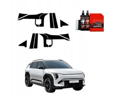 GrizzGlass Juoda plėvelė statramsčiams BodyShield, skirta Kia EV3 GT Line (2025) [12w1]
