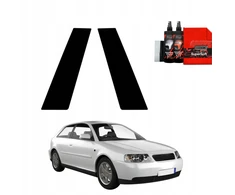 GrizzGlass Juoda plėvelė stulpams BodyShield, skirta Audi A3 8L Hatchback 3D (1996-2003) [2w1]