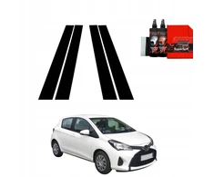 GrizzGlass Juoda plėvelė statramsčiams BodyShield skirtas Toyota Yaris (2011-2016) [4w1]
