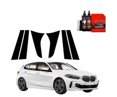 GrizzGlass Juoda plėvelė stulpams GrizzGlass BodyShield, skirta BMW 1 118i (2020-2025) [6w1]