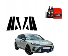 GrizzGlass Juoda plėvelė ant statramsčių BodyShield, skirta Cupra Leon Hatchback (2024-2025) [8w1]