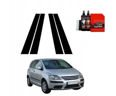 GrizzGlass Juoda plėvelė stulpams GrizzGlass BodyShield, skirta Volkswagen Golf Plus Hatchback 5D (2004-2008) [4w1]