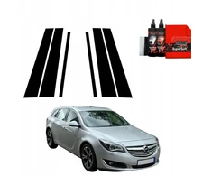 GrizzGlass Juoda plėvelė stulpams GrizzGlass BodyShield, skirta Opel Insignia Kombi Facelifting (2013-2017) [6w1]