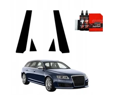 GrizzGlass Juoda plėvelė stulpams GrizzGlass BodyShield, skirta Audi A6 C6 Avant Facelifting (2008-2011) [4w1]