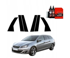 GrizzGlass Juoda plėvelė stulpams GrizzGlass BodyShield, skirta Peugeot 308 Kombi (2013-2021) [6w1]