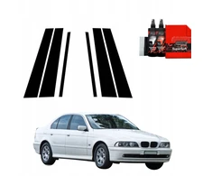 GrizzGlass Juoda plėvelė statramsčiams GrizzGlass BodyShield, skirta BMW 5 E39 Sedan (1995-2003) [6w1]