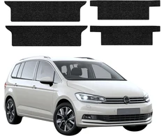 GrizzGlass Juoda techninė danga HeavyDuty Juodas slenksčiams, skirtiems Volkswagen Touran (2024-2026) [4w1] (GRZ20633)