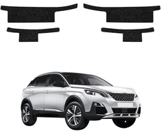 GrizzGlass Juoda techninė danga HeavyDuty Juodas slenkstėms, skirta Peugeot 3008 (2016-2024) [4w1] (GRZ20371)