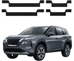 GrizzGlass Juoda techninė danga HeavyDuty Juodas ant slenksčių, skirtų Nissan X-Trail Facelift (2024-2026) [4w1] (GRZ20382)