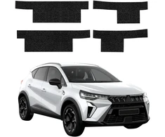 GrizzGlass Juoda techninė danga HeavyDuty Juodas ant slenksčių, skirtų Mitsubishi ASX Facelift (2024-2026) [4w1] (GRZ20361)
