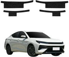 GrizzGlass Juoda techninė danga HeavyDuty Juodas ant slenksčių, skirtų JAC J7 Plus (2025-2026) [4w1] (GRZ21968)