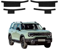 GrizzGlass Juoda techninė danga HeavyDuty Juodas ant slenksčių, skirtų BAIC BJ30 (2026) [4w1] (GRZ22557)