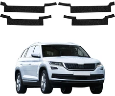 GrizzGlass Juoda techninė danga HeavyDuty Juodas slenksčiams, skirtiems Skoda Kodiaq (2016-2023) [4w1] (GRZ20468)