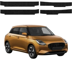 GrizzGlass Juoda techninė danga HeavyDuty Juodas slenksčiams Suzuki Swift (2024-2026) [4w1] (GRZ20526)