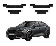 GrizzGlass Juoda techninė danga HeavyDuty Juodas slenksčiams, skirti Cupra Formentor (2020-2024) [4w1] (GRZ20053)