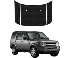 GrizzGlass Juoda techninė danga HeavyDuty Juodas, skirta Land Rover Discovery 3 (2004-2009) kaukei [3w1] (GRZ19878)
