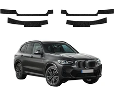 GrizzGlass Juoda techninė danga HeavyDuty Juodas BMW X3 slenksčiams (2021-2024) [4w1] (GRZ20068)
