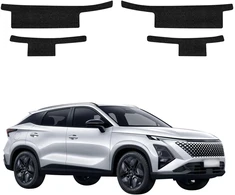 GrizzGlass Juoda techninė danga HeavyDuty Juodas slenksčiams, skirtiems OMODA 5 Hybrid (2025-2026) [4w1] (GRZ20266)