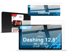 GrizzGlass keraminė plėvelė CarDisplay Protection, skirta Jetour Dashing 12,8'' (2025-2026) [2w1] (GRZ19814)