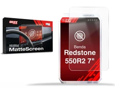 GrizzGlass Matinė plėvelė CarDisplay Protection, skirta BENDA Redstone 550R2 7'' (2025-2026) (GRZ20111)