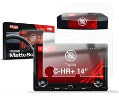 GrizzGlass Matinė plėvelė CarDisplay Protection, skirta Toyota C-HR+ 14'' (2026) [2 in 1] (GRZ22699)