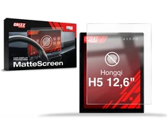 GrizzGlass Matinė plėvelė CarDisplay Protection, skirta Hongqi H5 12,6'' (2025-2026) (GRZ21799)